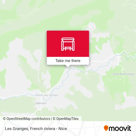 Les Granges map