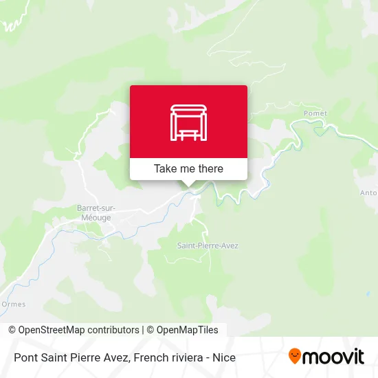 Pont Saint Pierre Avez map