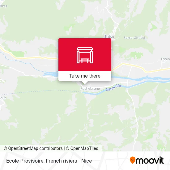 Ecole Provisoire map