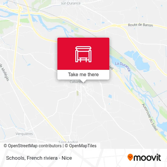 Ecoles map