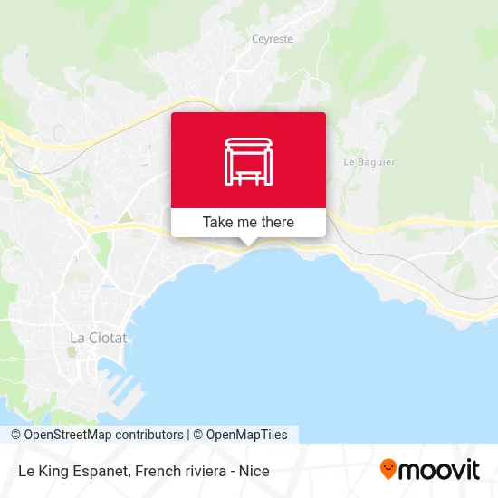 Le King Espanet map