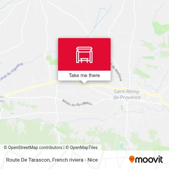Route De Tarascon map