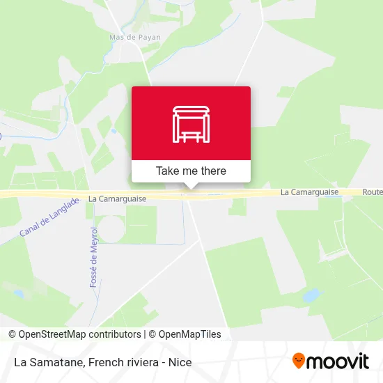 La Samatane map