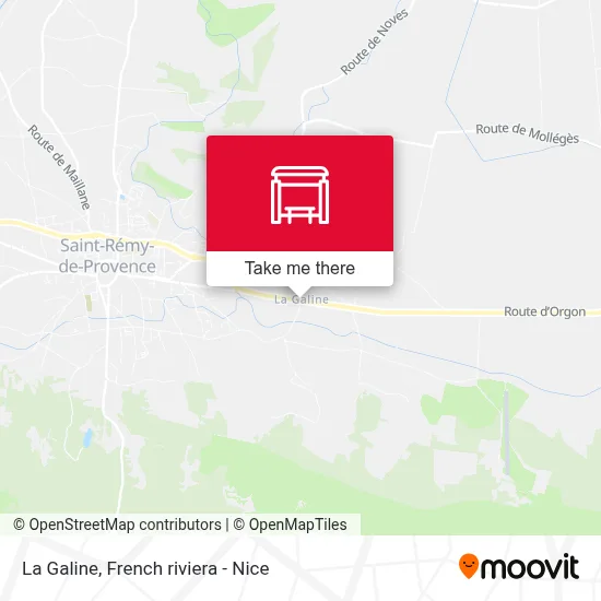 La Galine map
