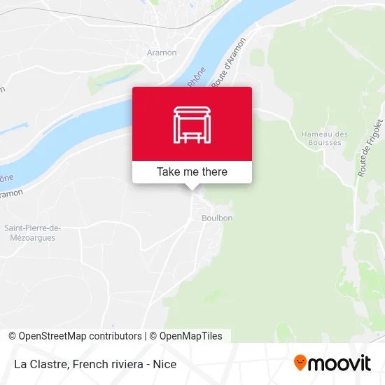 La Clastre map