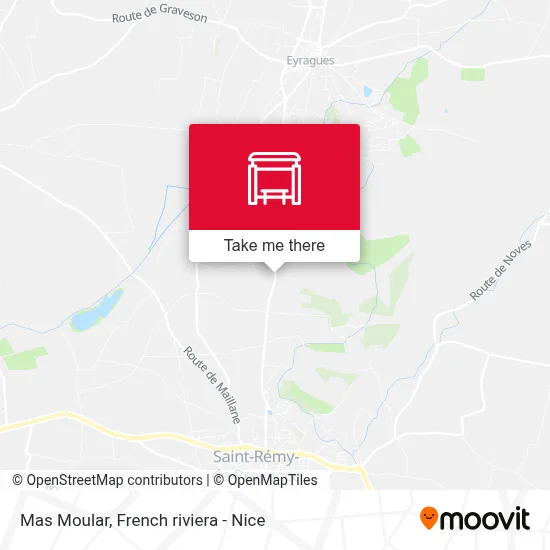 Mas Moular map