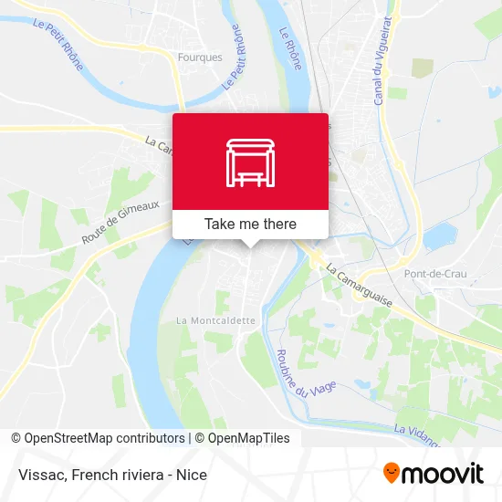 Vissac map