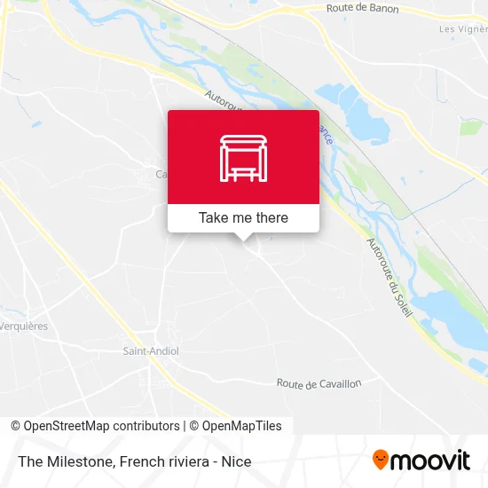 La Borne map