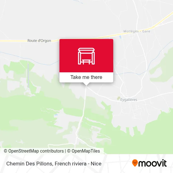 Chemin Des Pillons map