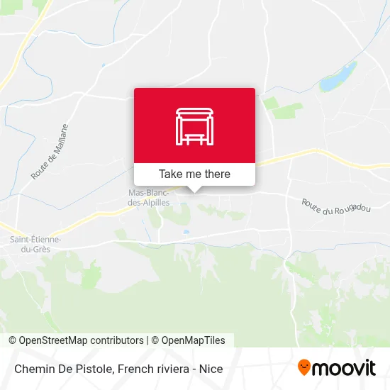 Chemin De Pistole map