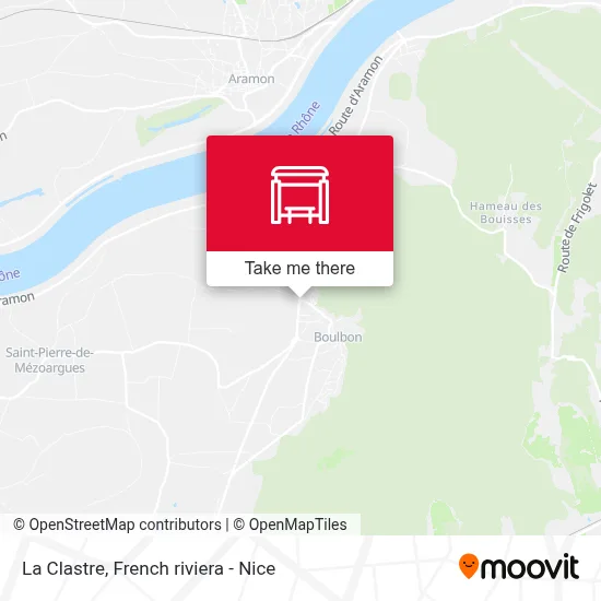 La Clastre map