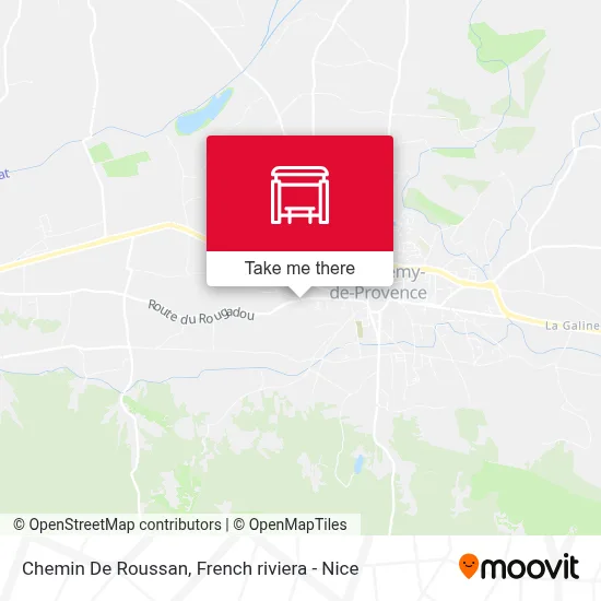 Chemin De Roussan map