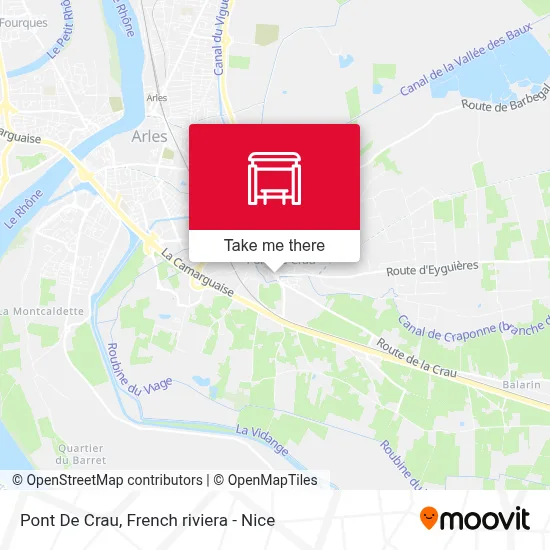 Pont De Crau map