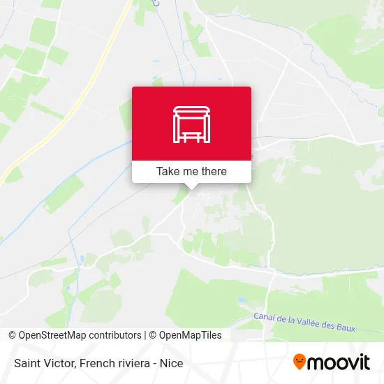 Saint Victor map