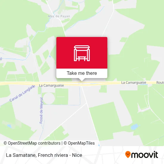 La Samatane map