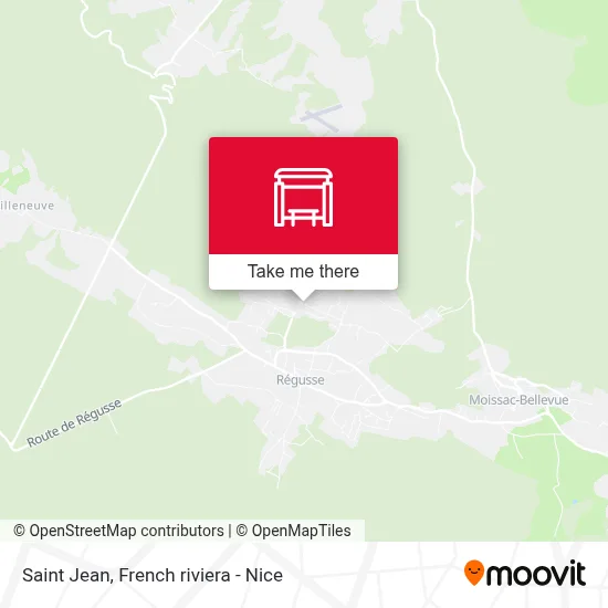 Saint Jean map