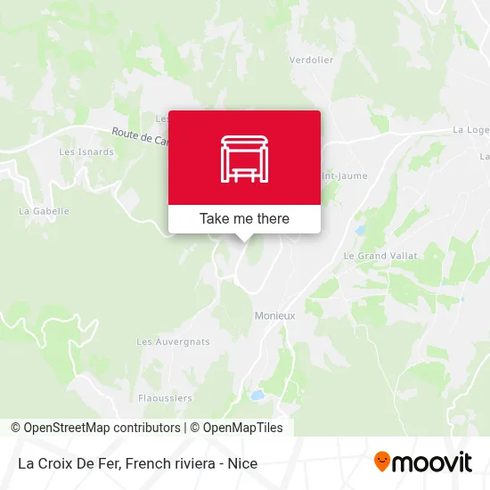 La Croix De Fer map