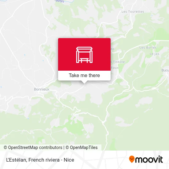 L'Estélan map