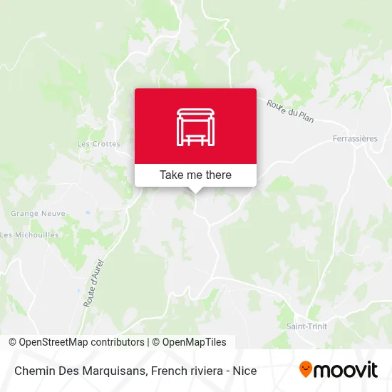 Chemin Des Marquisans map