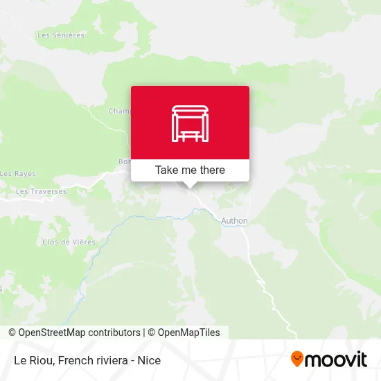 Le Riou map