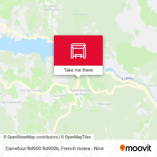Carrefour Rd900 Rd900b map