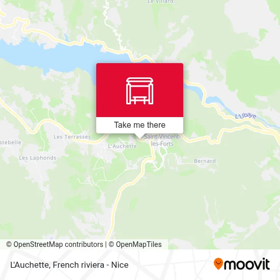 L'Auchette map