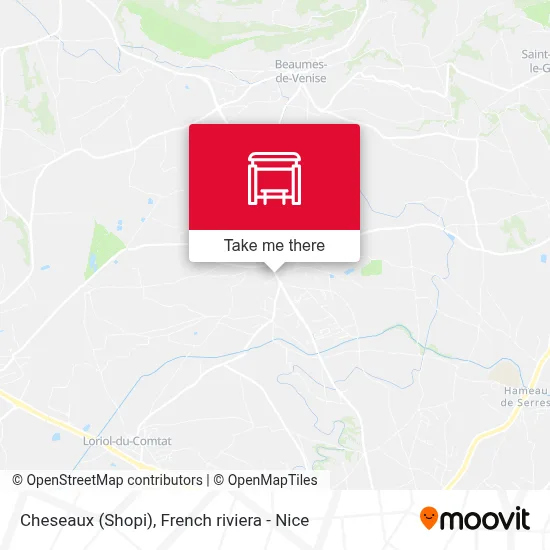 Cheseaux (Shopi) map