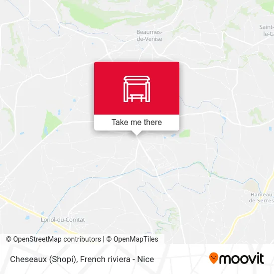 Cheseaux (Shopi) map