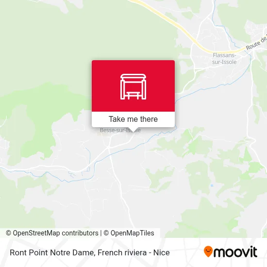 Mapa Ront Point Notre Dame