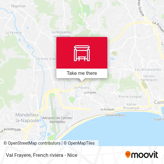 Val Frayere map