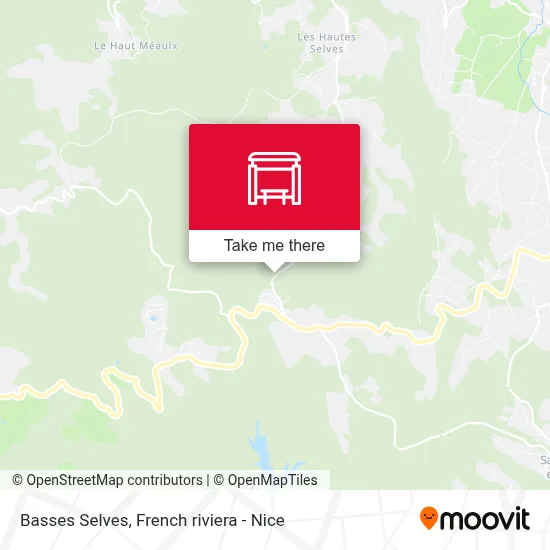 Basses Selves map