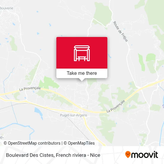 Boulevard Des Cistes map