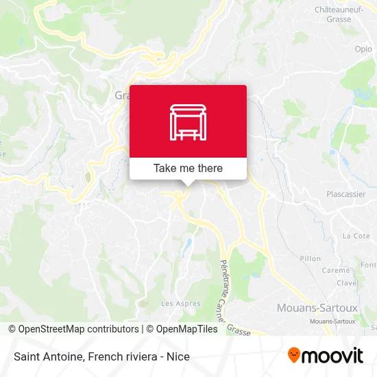 Saint Antoine map