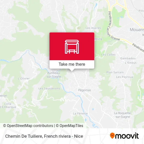 Chemin De Tuiliere map