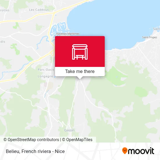 Belieu map