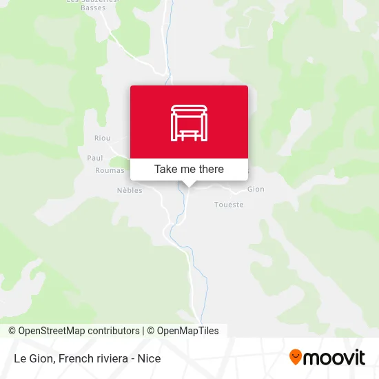 Le Gion map