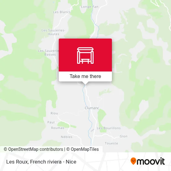 Les Roux map