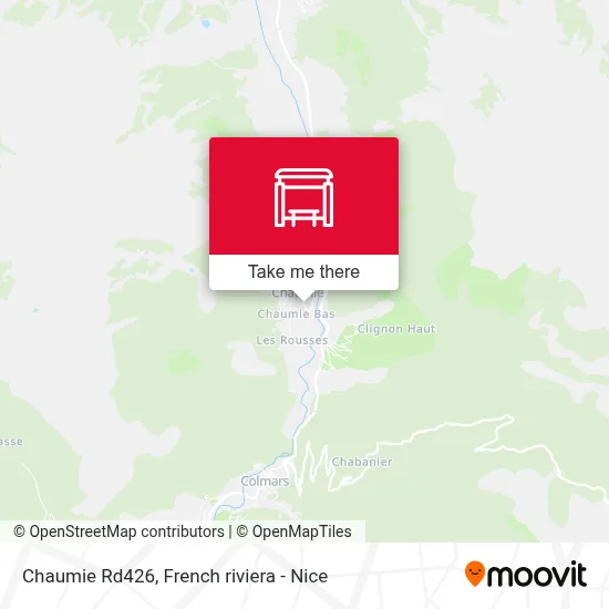 Chaumie Rd426 map