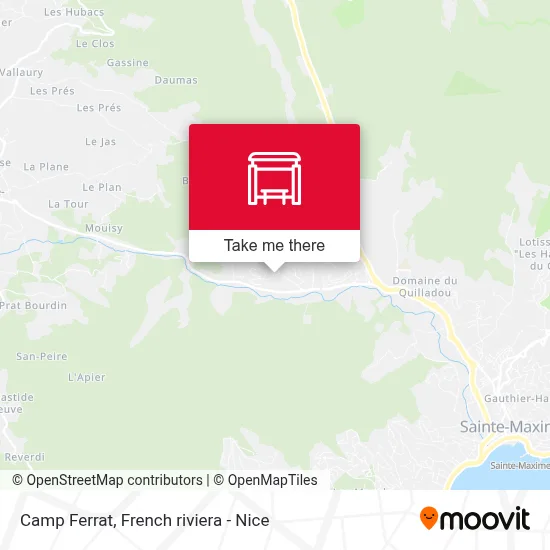 Camp Ferrat map
