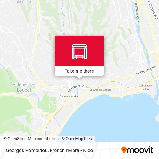 Georges Pompidou map