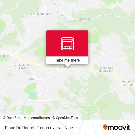 Place Du Rouret map