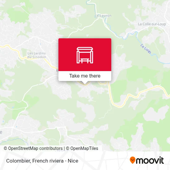 Mapa Colombier