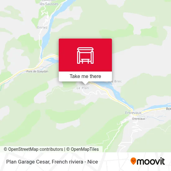 Mapa Plan Garage Cesar