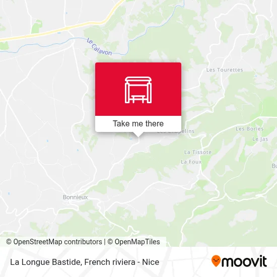 La Longue Bastide map