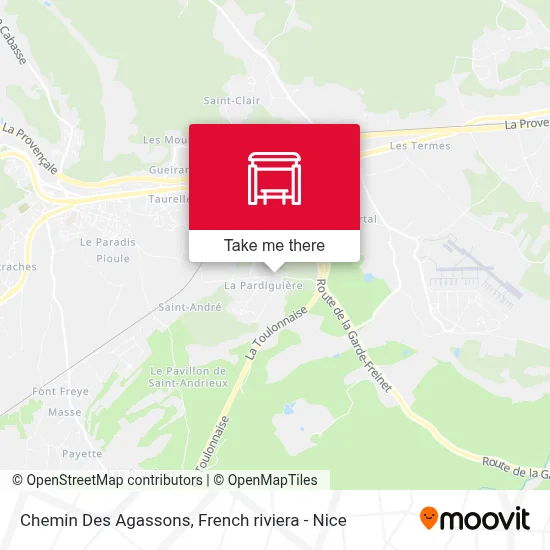 Chemin Des Agassons map