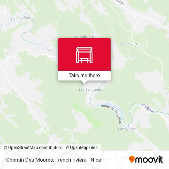 Chemin Des Moures map