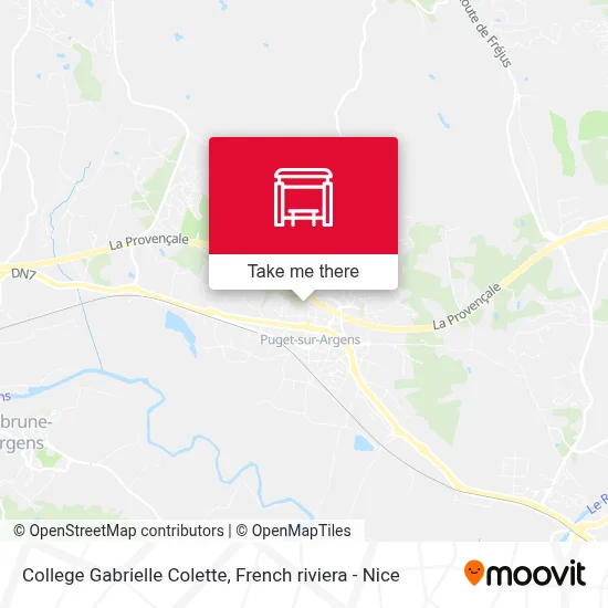 College Gabrielle Colette map