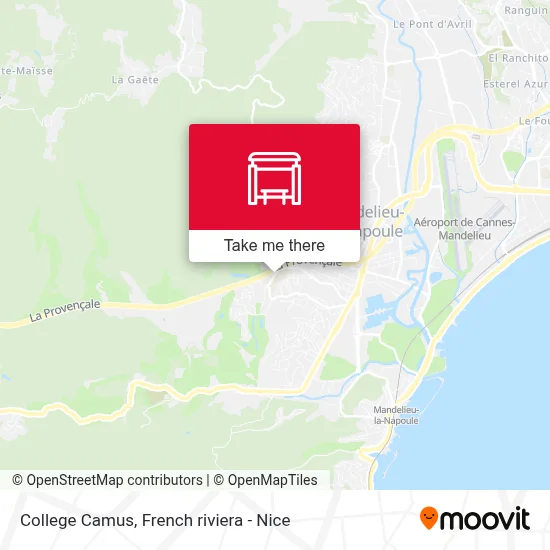 College Camus map