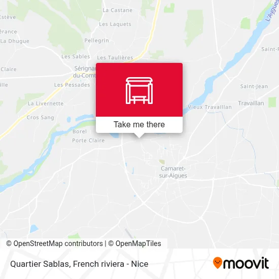 Quartier Sablas map