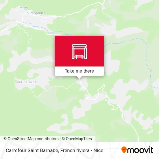 Carrefour Saint Barnabe map
